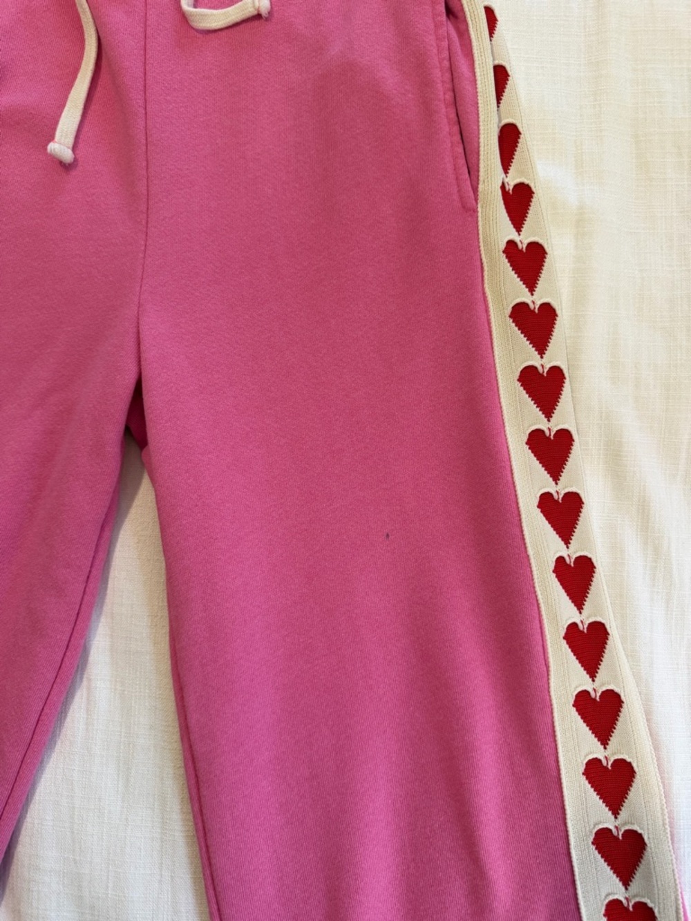 Anthropologie Sundry Team Trackpant Heart Sweats - Picture 13 of 14